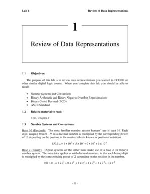 Fillable Online Engr Colostate Review Of Data Representations Engr