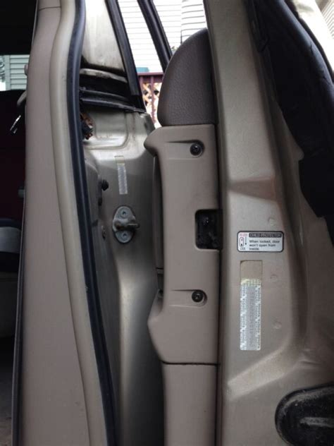 How To Fix 2004 2010 Toyota Sienna Sliding Door Will Not Open Or Close