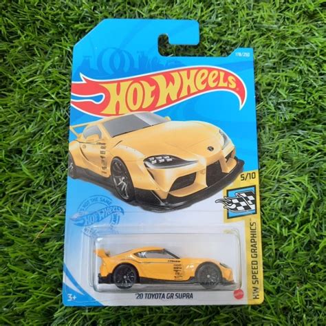 Jual Hot Wheels Reguler Toyota GR Supra Kuning Special Recolour Free Protector Shopee Indonesia