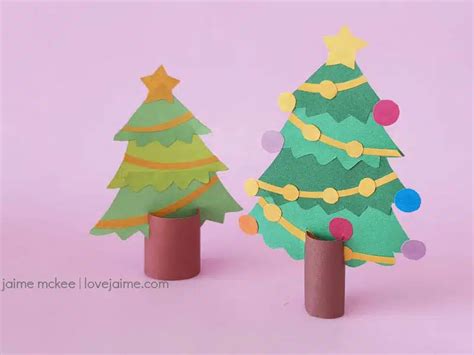 DIY Christmas tree craft - Love, Jaime