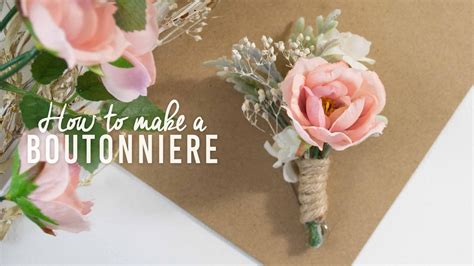 How To Make Your Own Boutonniere At Sharon Ortiz Blog