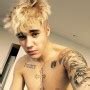 Justin Bieber Unveils Blonde Hair With Shirtless Selfie