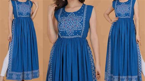 Naira Cut Kurti Cutting And Stitchingnaira Cut Suitchak Wali Kurti