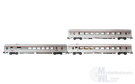 Modellbahnen Licht Arnold 4440 TEE Reisezugwagen Set SNCF Ep IV 3