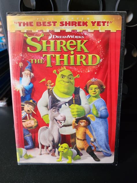 New Shrek The Third Dvd Full Screen Version Ebay