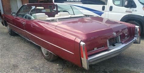 Cadillac Eldorado Convertible Maroon Fwd Automatic Classic