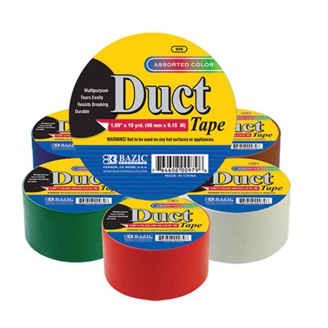 Duct Tape 10 Yards Assorted Primary Colors *minimum order 6 units ...