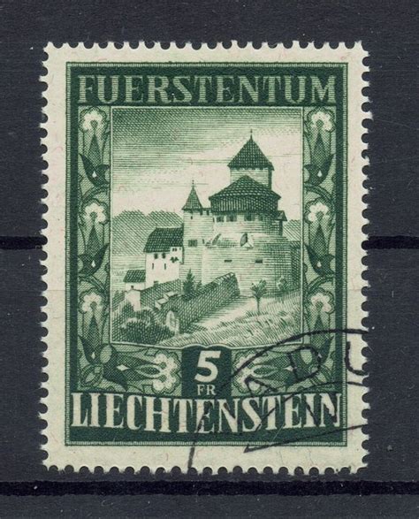 Liechtenstein 1952 5Fr Burg Vaduz Gestempelt Kaufen Auf Ricardo