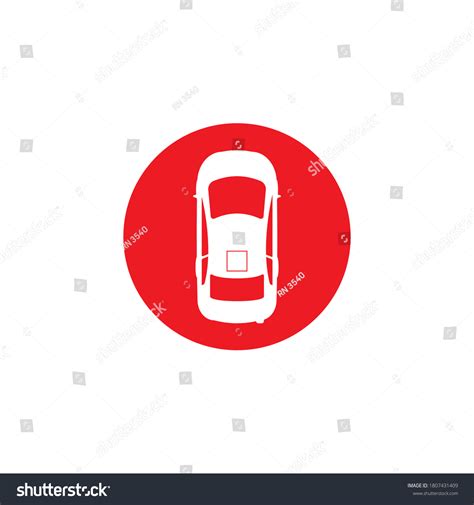 Top View Vector Icon Car Vehicle Stock Vector (Royalty Free) 1807431409 ...