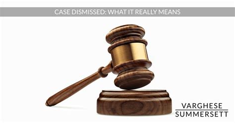 Case Dismissed: Is a Dismissal the End of a Criminal Case?