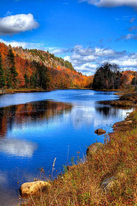 Bald Mountain Pond Near Old Forge New York The Adirondack Region By