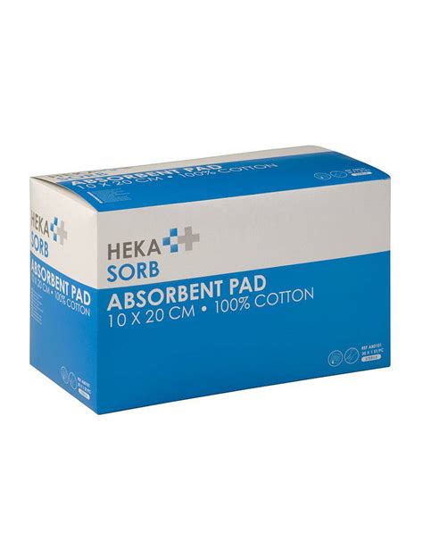 HEKA Sorb Absorberend Verband 10 X 20 Cm Steriel 30 Stuks Tomcare