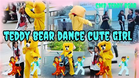 Teddy Bear Dance Cute Girl 💃🕺 Funny Dance Cmd Teddy Bear Dance Cmd