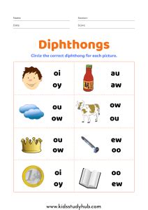 Free diphthong worksheet, Download Free diphthong worksheet png images ...