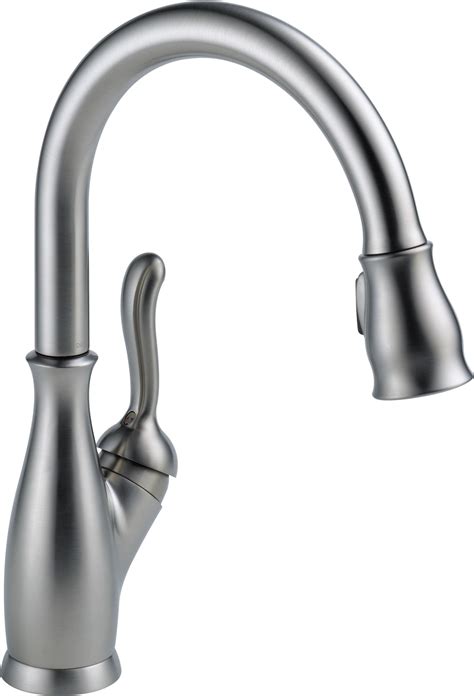 Delta Faucet 9178 RB DST Leland Single Handle Pull Down Kitchen Faucet