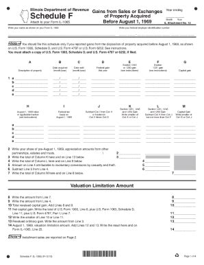 Fillable Online Tax Illinois Form Il Dor Il Fill Online