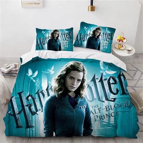 Housse de Couette 200x200cm Harry Potter Hogwarts école de Magie Parure