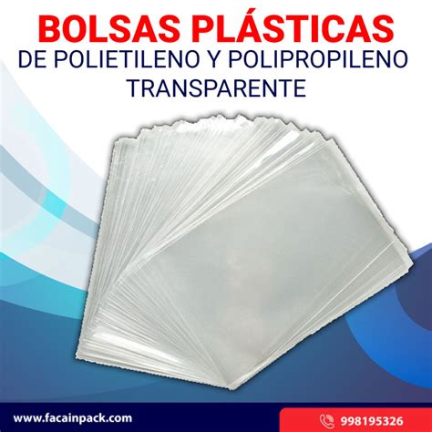 Bolsas Pl Sticas De Polietileno Y Polipropileno Transparente En Per