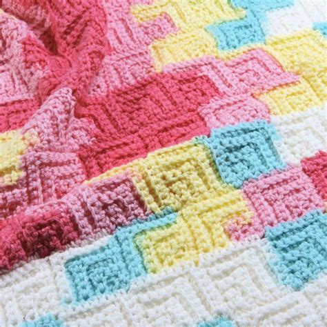 Patchwork Baby Blanket Free Crochet Pattern Crochetkim™