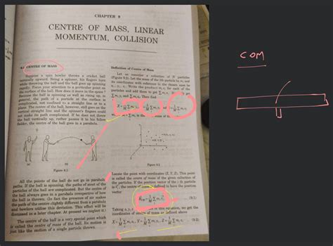 Chapter 9centre Of Mass Linear Momentum Collision9 1 Centre Of Massd