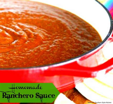 Homemade Ranchero Sauce