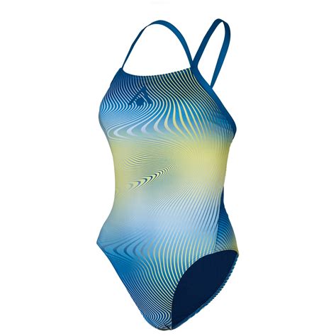 Aquasphere Maillot De Bain Femme Essential Tie Back Multicolor Blue