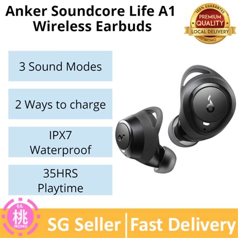 Soundcore by Anker Life A1 True Wireless Earbuds, Powerful Customized ...