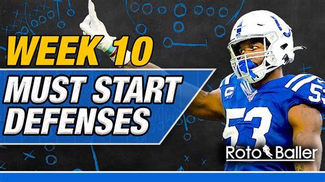 Week 10 Must Start Defense Dst Streamers 2023 Fantasy Football