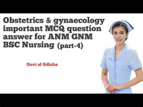 Obstetrics Gynaecology Important Mcq Question Answer For Anm Gnm Bsc