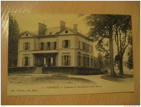 Verneuil Chateau Von Vernouillet Castle Post Card C Tes D Armor France