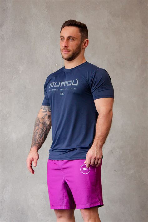 Camiseta De Treino Masculina Dry Fit Murig Basic Marinho Murig