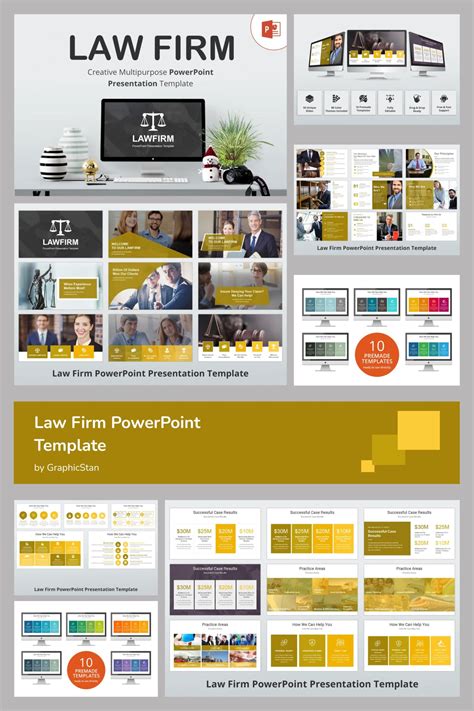 Law Firm PowerPoint Template – MasterBundles