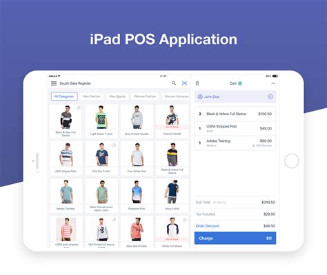 iPad POS Application UI/UX Design :: Behance