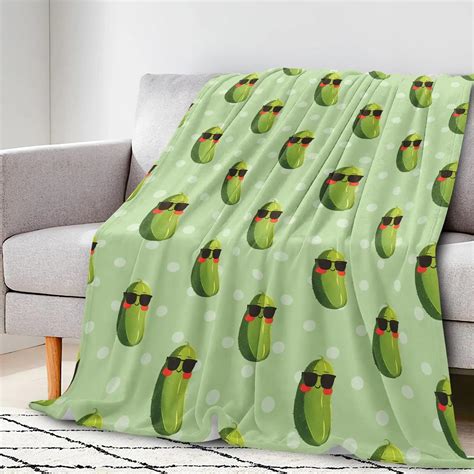 Dill Pickle Blanket A Dill Soft Cozy Flannel Blanket For Adults And