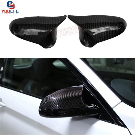 M3 M4 Replacement Carbon Fiber Mirror Cover For BMW M3 F80 M4 F82 F83