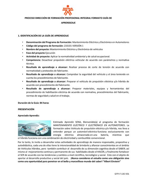 Gfpi F Guia De Aprendizaje V Proceso Direccin De Formacin