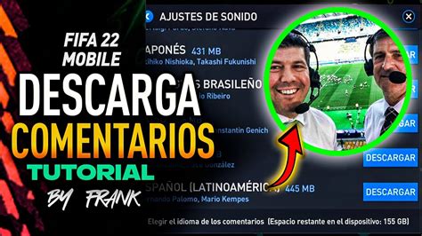 Como Instalar Cualquier Comentarista En Fifa 22 Mobile Tips 1 Youtube