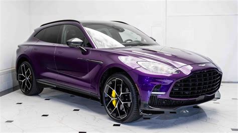 Storm Purple On Onyx Black Deep Purple Aston Martin Dbx Youtube