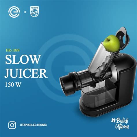 Jual Philips Slow Juicer Masticating Hr Di Lapak Utama Electronic