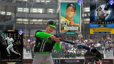 UNLOCKING 99 MICKEY MANTLE 99 ERIC THAMES MLB THE SHOW 20 NO MONEY