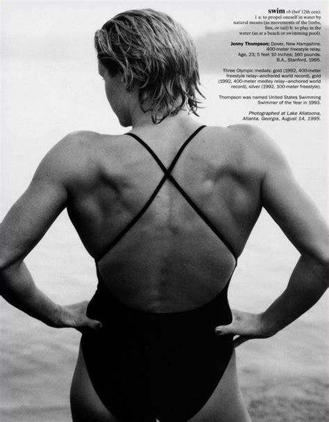 Olympic Swimmer Jenny Thompson Photo By Annie Leibovitz For Vanity Fair