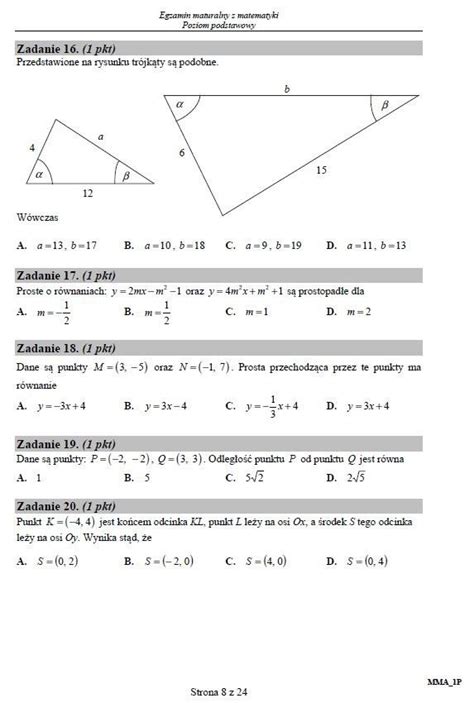 Matura Matematyka G Os Wielkopolski