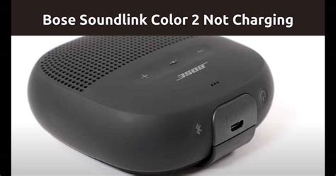 Bose Soundlink Color 2 Not Charging Easy Ways To Fix It Wikipedia For Speakers