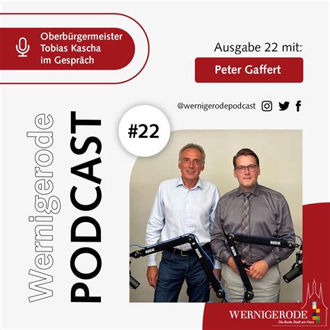 Wernigerode Podcast Oberbürgermeister Tobias Kascha im Gespräch