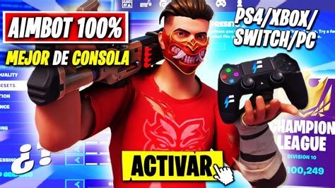 La NUEVA MEJOR SENSIBILIDAD Para FORTNITE MANDO AIMBOT MEJOR