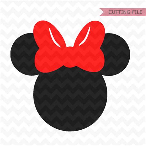 Minnie Mouse Silhouette Vector at GetDrawings | Free download