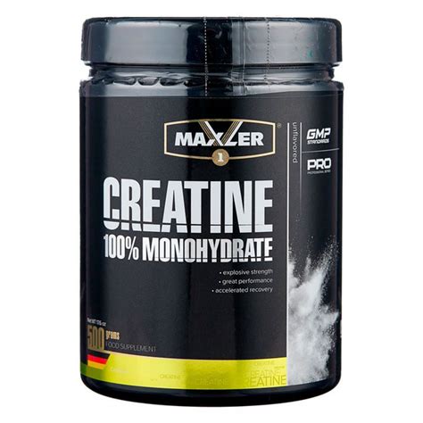 Креатин Maxler Creatine 100% Monohydrate, 500 г банка купить на OZON по ...