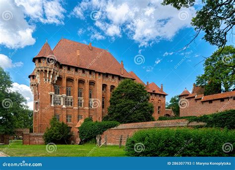 Malbork Castle Capital Of The Teutonic Order In Poland Stock Image