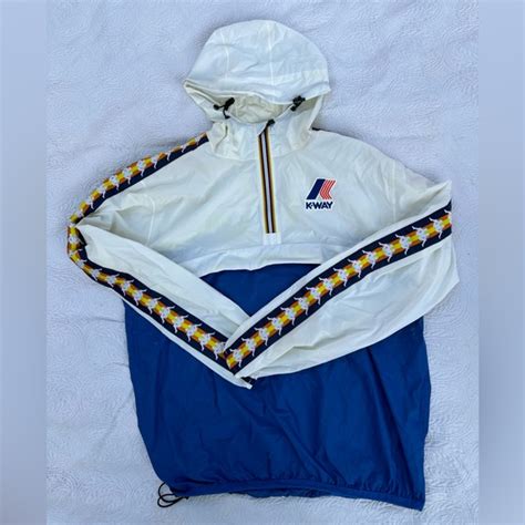 K Way Jackets Coats Nwot Kway X Kappa Le Vrai Leon Banda Pullover