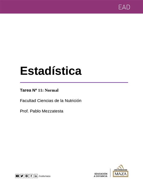 Trabajo Práctico De Ejercicios De Estadística 1 Resueltos Apuntes De Estadística Docsity